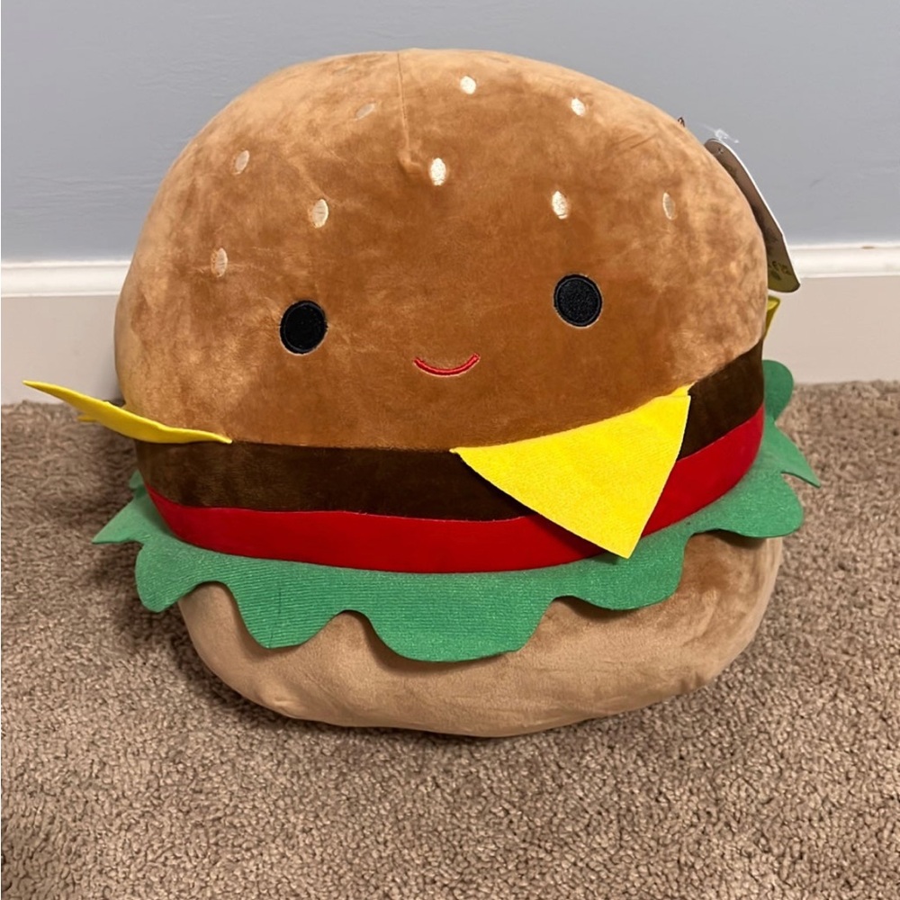 Carl Hamburger Squishmallow